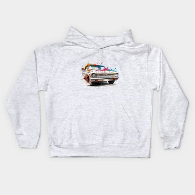 Ford Galaxie Kids Hoodie by Urban Archeology Shop Gallery